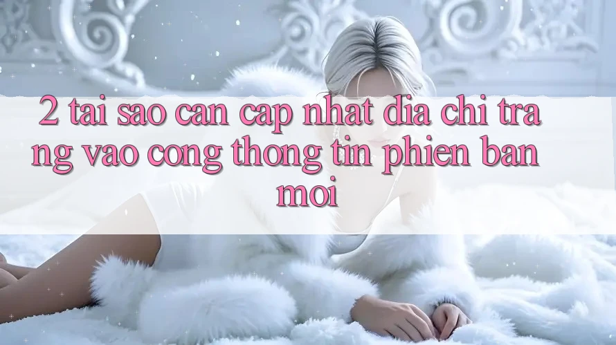 2. Tại Sao Cần Cập Nhật Địa chỉ trang Vào Cổng thông tin Phiên bản mới?