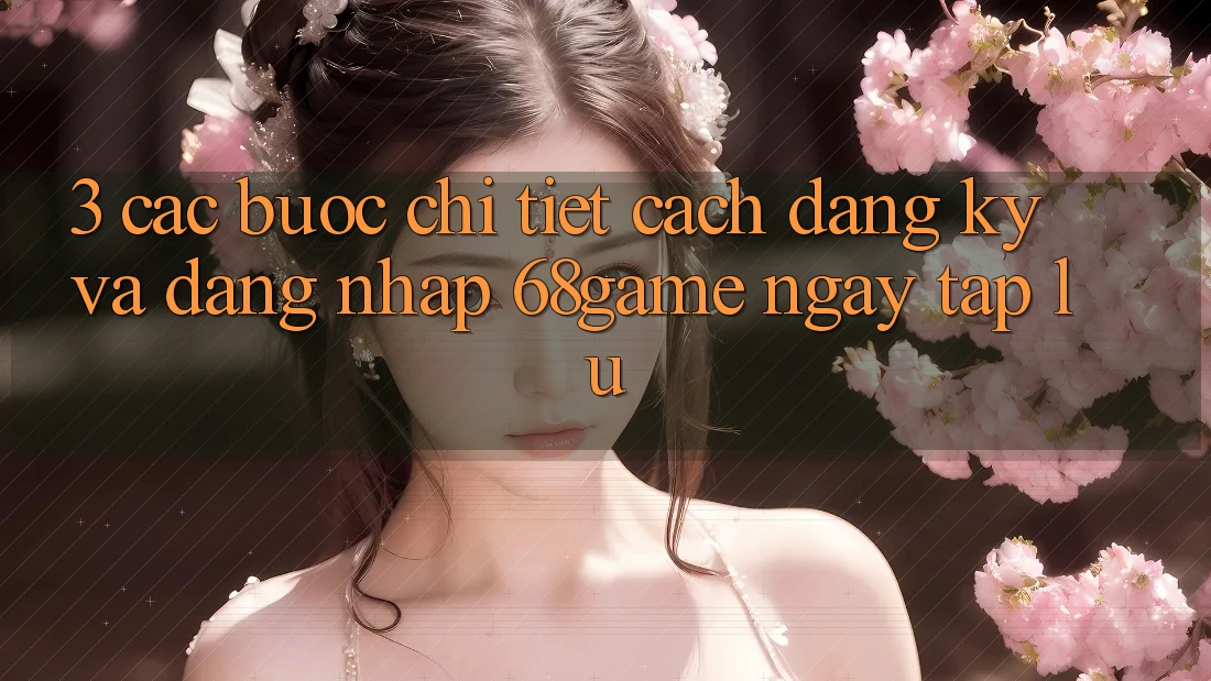 3. Các bước Chi Tiết Cách Đăng Ký Và Đăng Nhập 68game Ngay tắp lự