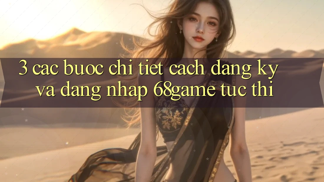 3. Các bước Chi Tiết Cách Đăng Ký Và Đăng Nhập 68game Tức thì