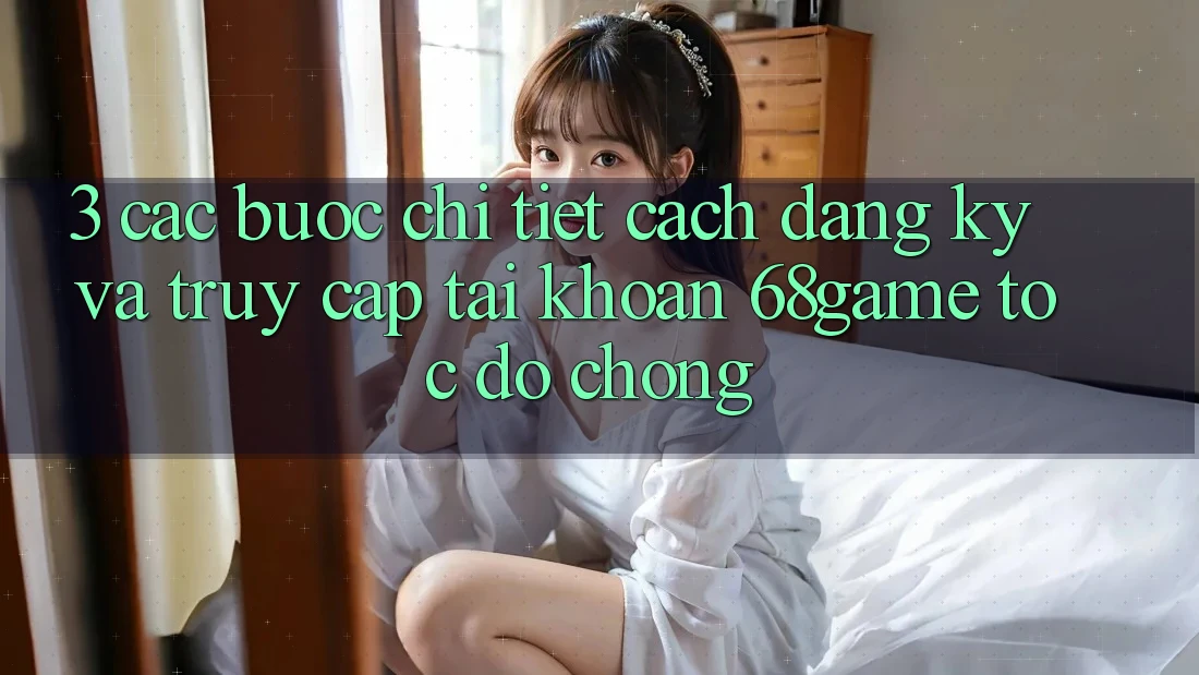 3. Các bước Chi Tiết Cách Đăng Ký Và Truy cập tài khoản 68game Tốc độ chóng