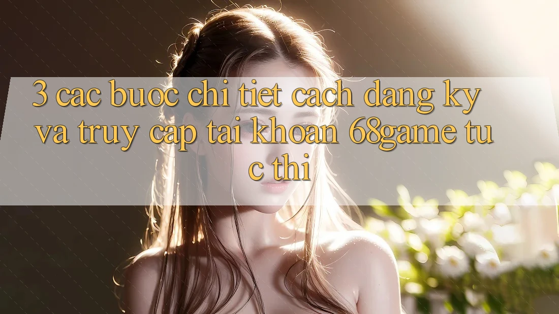 3. Các bước Chi Tiết Cách Đăng Ký Và Truy cập tài khoản 68game Tức thì 3. Các bước Chi Tiết Cách Đăng Ký Và Truy cập tài khoản 68game Tức thì