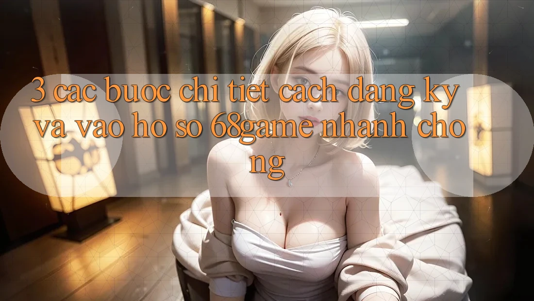 3. Các bước Chi Tiết Cách Đăng Ký Và Vào hồ sơ 68game Nhanh Chóng