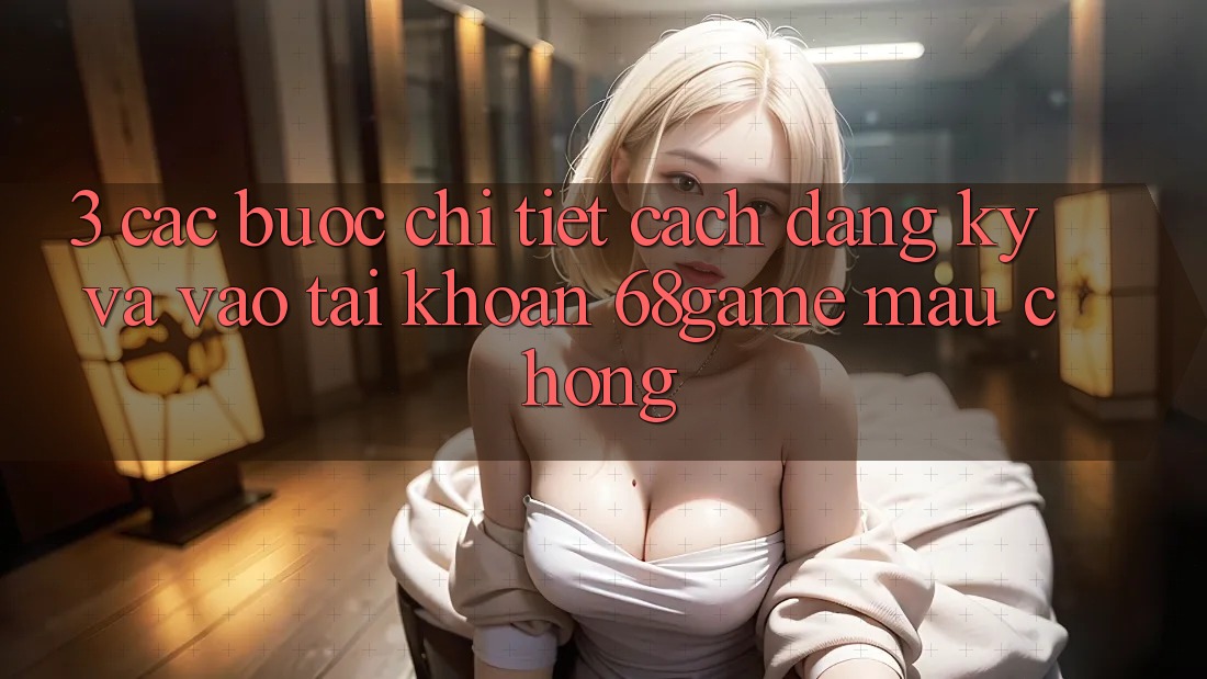 3. Các bước Chi Tiết Cách Đăng Ký Và Vào tài khoản 68game Mau Chóng 3. Các bước Chi Tiết Cách Đăng Ký Và Vào tài khoản 68game Mau Chóng
