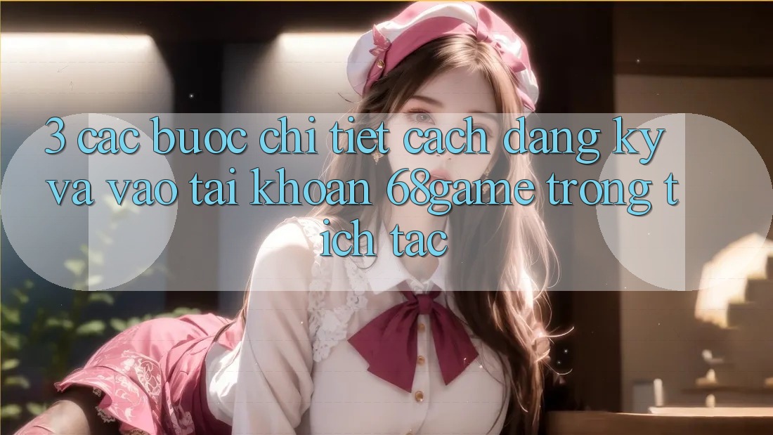 3. Các bước Chi Tiết Cách Đăng Ký Và Vào tài khoản 68game Trong tích tắc 3. Các bước Chi Tiết Cách Đăng Ký Và Vào tài khoản 68game Trong tích tắc