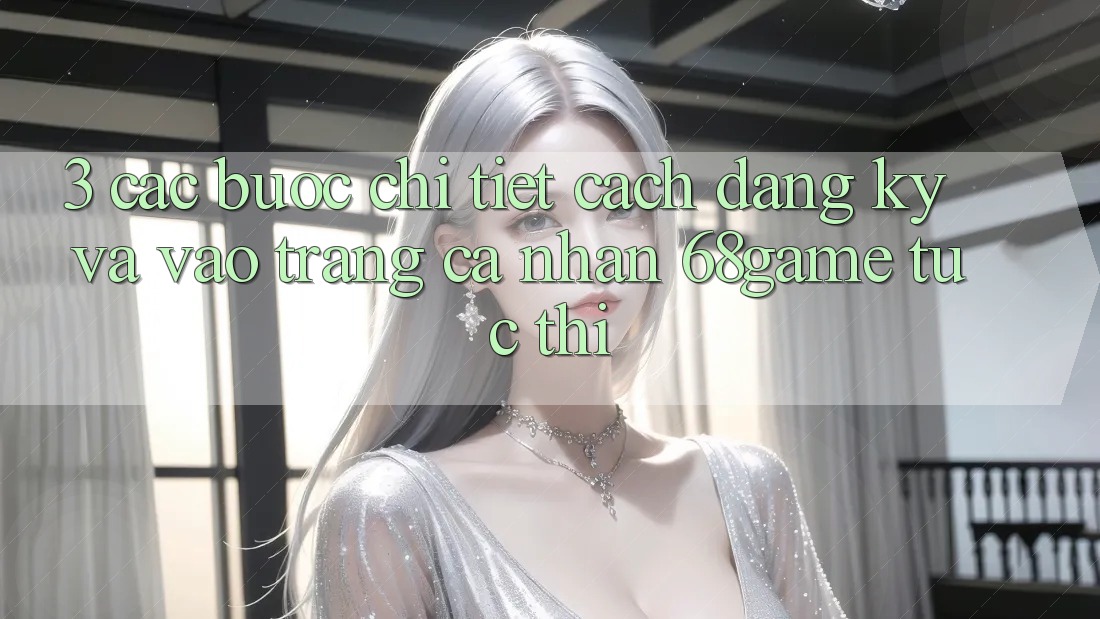 3. Các bước Chi Tiết Cách Đăng Ký Và Vào trang cá nhân 68game Tức thì