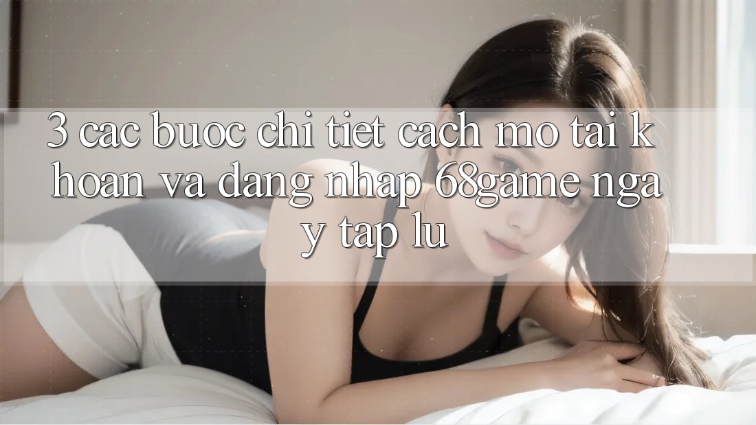 3. Các bước Chi Tiết Cách Mở tài khoản Và Đăng Nhập 68game Ngay tắp lự