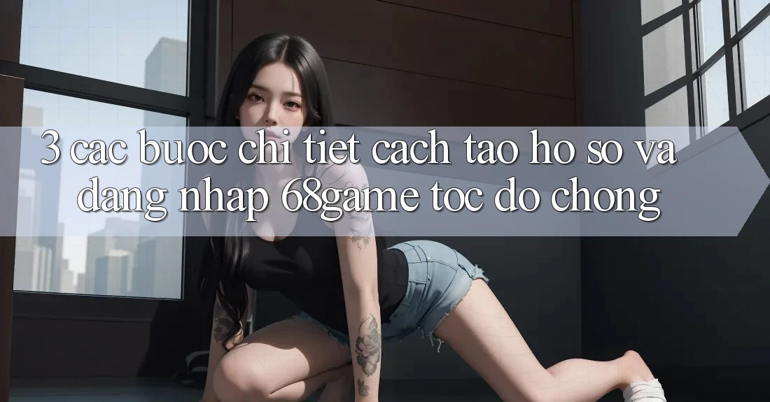 3. Các bước Chi Tiết Cách Tạo hồ sơ Và Đăng Nhập 68game Tốc độ Chóng 3. Các bước Chi Tiết Cách Tạo hồ sơ Và Đăng Nhập 68game Tốc độ Chóng