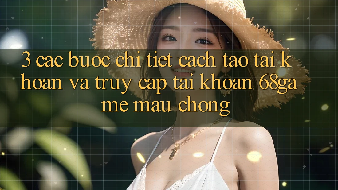 3. Các bước Chi Tiết Cách Tạo tài khoản Và Truy cập tài khoản 68game Mau Chóng