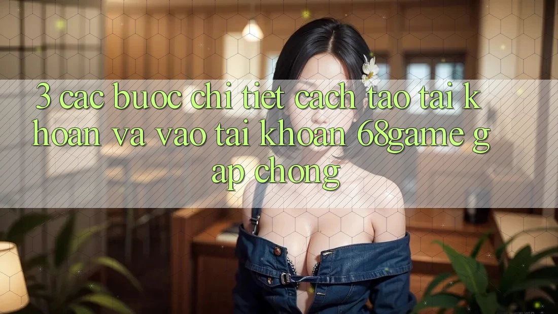 3. Các bước Chi Tiết Cách Tạo tài khoản Và Vào tài khoản 68game Gấp Chóng