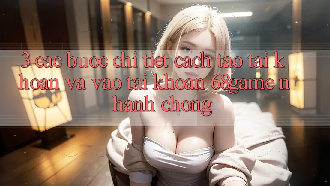 3. Các bước Chi Tiết Cách Tạo tài khoản Và Vào tài khoản 68game Nhanh chóng