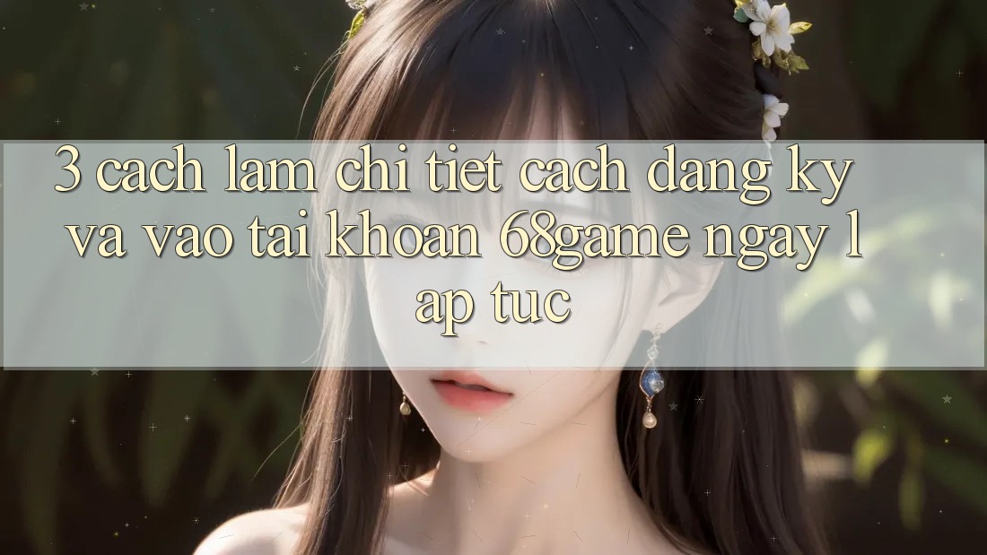 3. Cách làm Chi Tiết Cách Đăng Ký Và Vào tài khoản 68game Ngay lập tức 3. Cách làm Chi Tiết Cách Đăng Ký Và Vào tài khoản 68game Ngay lập tức