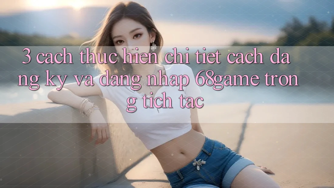 3. Cách thực hiện Chi Tiết Cách Đăng Ký Và Đăng nhập 68game Trong tích tắc