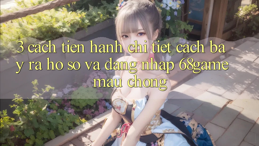 3. Cách tiến hành Chi Tiết Cách Bày ra hồ sơ Và Đăng Nhập 68game Mau Chóng 3. Cách tiến hành Chi Tiết Cách Bày ra hồ sơ Và Đăng Nhập 68game Mau Chóng
