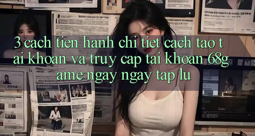3. Cách tiến hành Chi Tiết Cách Tạo tài khoản Và Truy cập tài khoản 68game Ngay ngay tắp lự