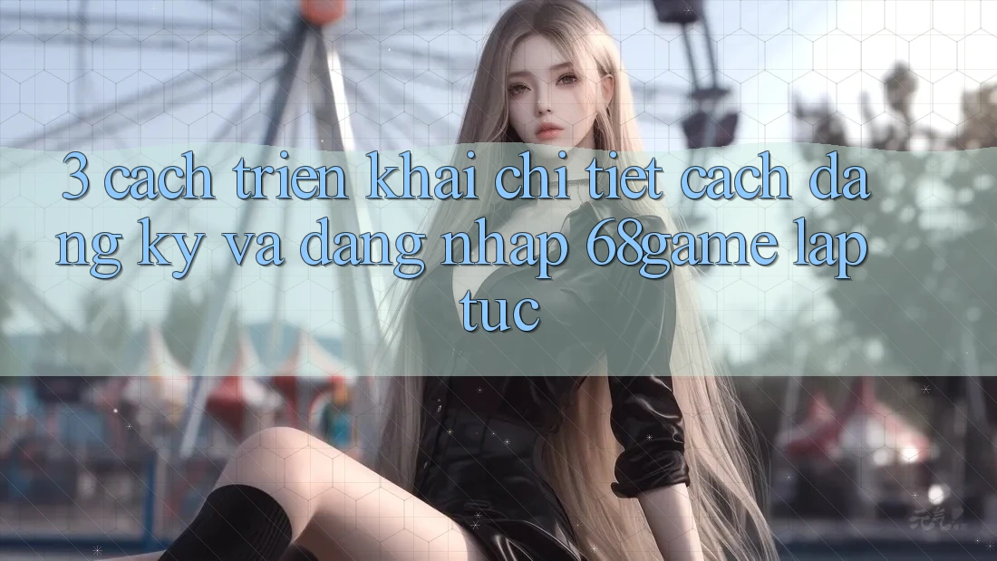 3. Cách triển khai Chi Tiết Cách Đăng Ký Và Đăng nhập 68game Lập tức
