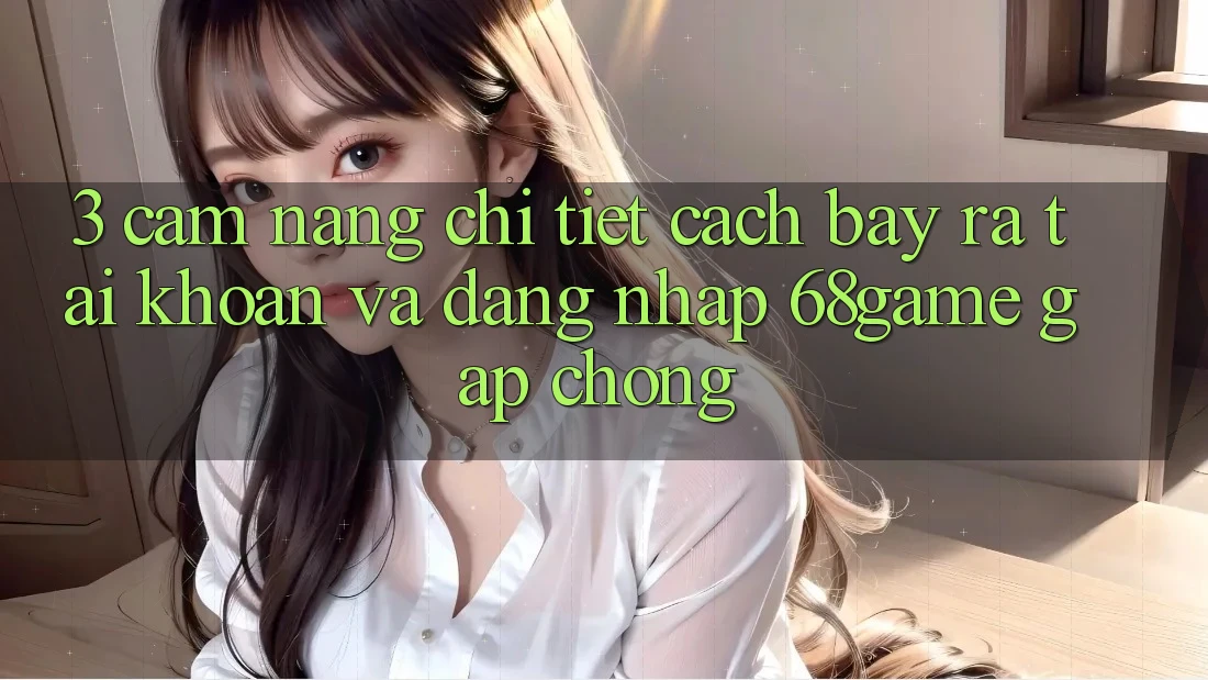 3. Cẩm nang Chi Tiết Cách Bày ra tài khoản Và Đăng Nhập 68game Gấp Chóng
