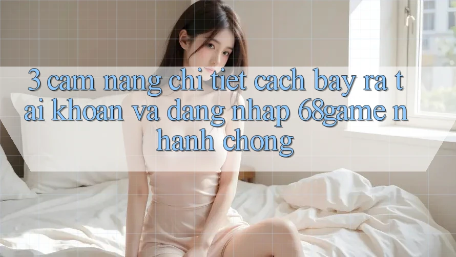 3. Cẩm nang Chi Tiết Cách Bày ra tài khoản Và Đăng Nhập 68game Nhanh Chóng 3. Cẩm nang Chi Tiết Cách Bày ra tài khoản Và Đăng Nhập 68game Nhanh Chóng