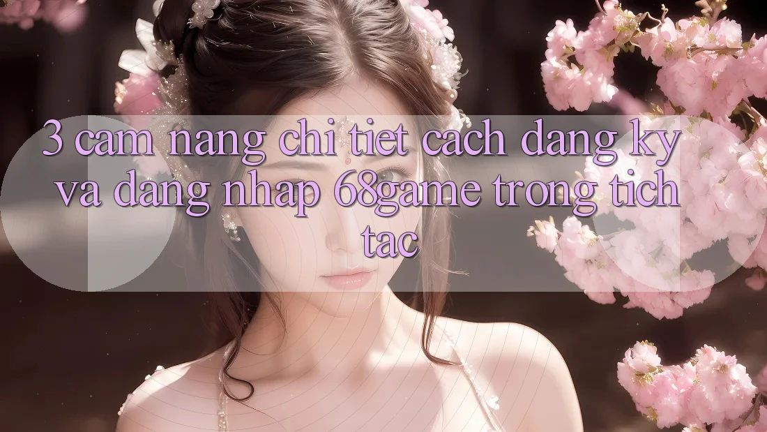 3. Cẩm nang Chi Tiết Cách Đăng Ký Và Đăng Nhập 68game Trong tích tắc 3. Cẩm nang Chi Tiết Cách Đăng Ký Và Đăng Nhập 68game Trong tích tắc