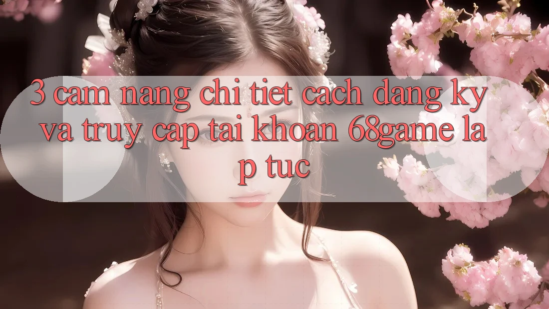 3. Cẩm nang Chi Tiết Cách Đăng Ký Và Truy cập tài khoản 68game Lập tức