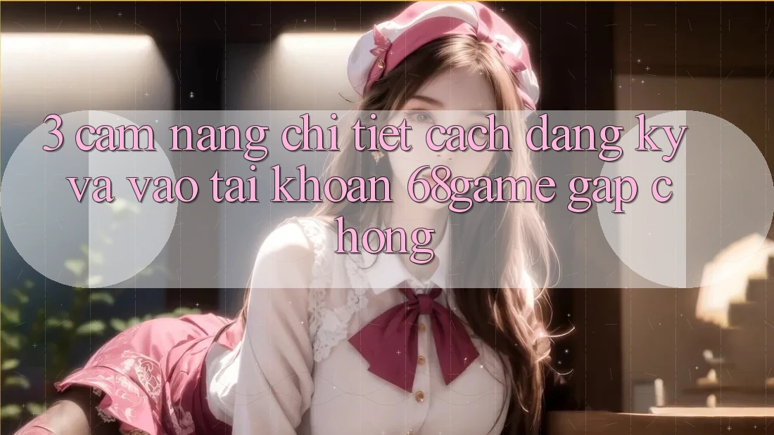 3. Cẩm nang Chi Tiết Cách Đăng Ký Và Vào tài khoản 68game Gấp Chóng