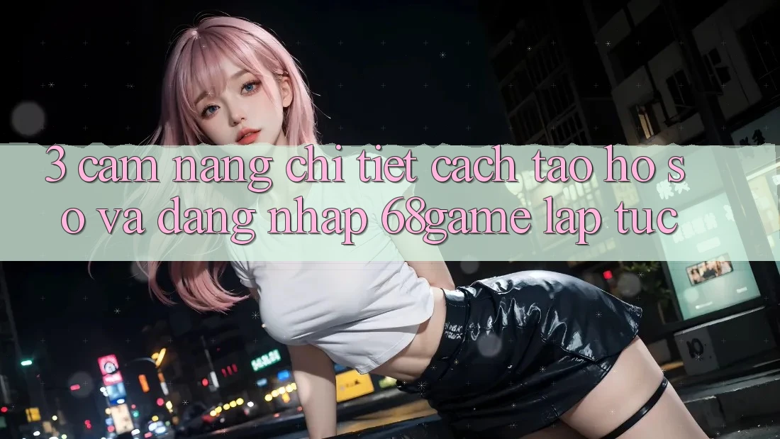 3. Cẩm nang Chi Tiết Cách Tạo hồ sơ Và Đăng Nhập 68game Lập tức