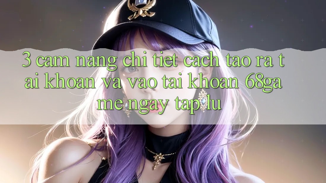 3. Cẩm nang Chi Tiết Cách Tạo ra tài khoản Và Vào tài khoản 68game Ngay tắp lự 3. Cẩm nang Chi Tiết Cách Tạo ra tài khoản Và Vào tài khoản 68game Ngay tắp lự