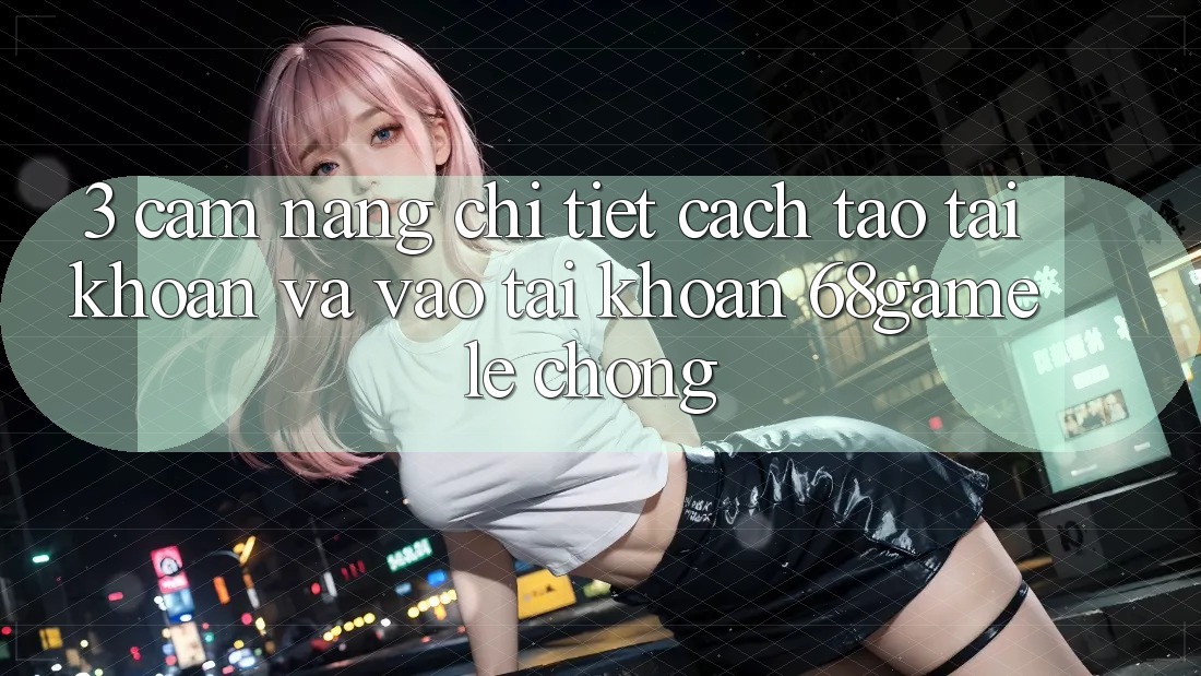3. Cẩm nang Chi Tiết Cách Tạo tài khoản Và Vào tài khoản 68game Lẹ Chóng 3. Cẩm nang Chi Tiết Cách Tạo tài khoản Và Vào tài khoản 68game Lẹ Chóng