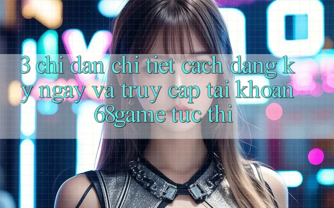 3. Chỉ dẫn Chi Tiết Cách Đăng ký ngay Và Truy cập tài khoản 68game Tức thì