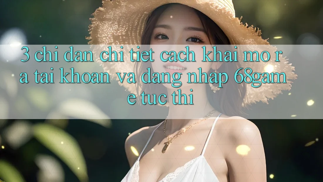 3. Chỉ dẫn Chi Tiết Cách Khai mở ra tài khoản Và Đăng Nhập 68game Tức thì