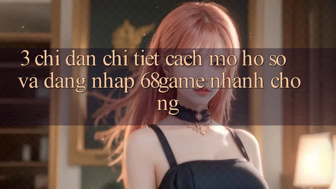 3. Chỉ dẫn Chi Tiết Cách Mở hồ sơ Và Đăng Nhập 68game Nhanh chóng