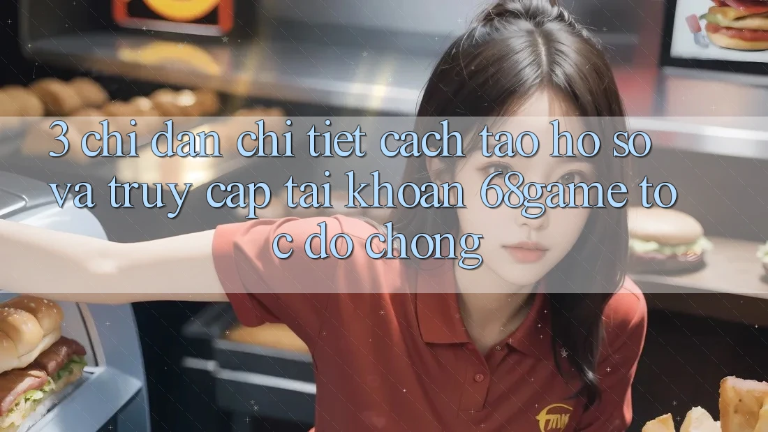 3. Chỉ dẫn Chi Tiết Cách Tạo hồ sơ Và Truy cập tài khoản 68game Tốc độ Chóng