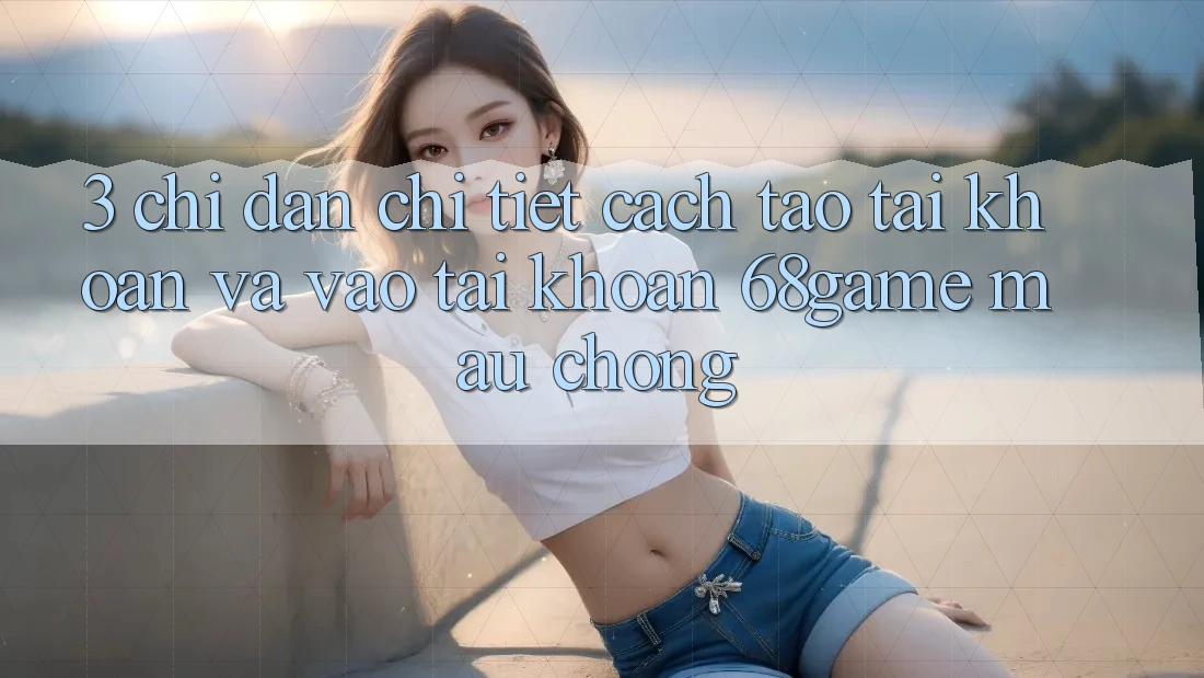 3. Chỉ dẫn Chi Tiết Cách Tạo tài khoản Và Vào tài khoản 68game Mau Chóng