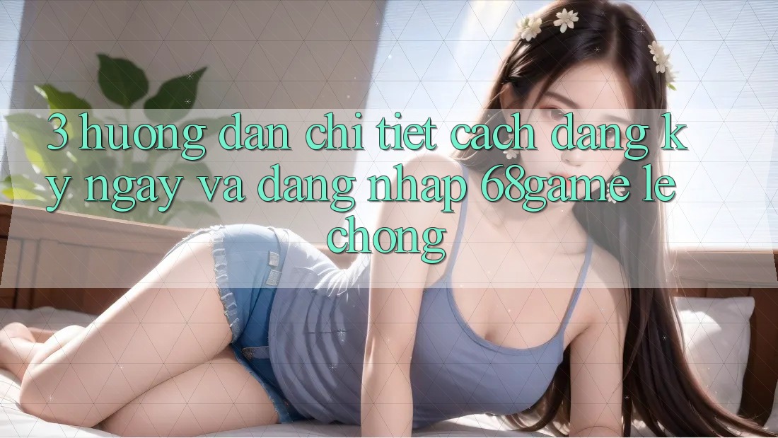 3. Hướng Dẫn Chi Tiết Cách Đăng ký ngay Và Đăng Nhập 68game Lẹ Chóng