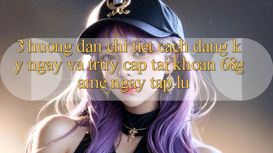 3. Hướng Dẫn Chi Tiết Cách Đăng ký ngay Và Truy cập tài khoản 68game Ngay tắp lự 3. Hướng Dẫn Chi Tiết Cách Đăng ký ngay Và Truy cập tài khoản 68game Ngay tắp lự