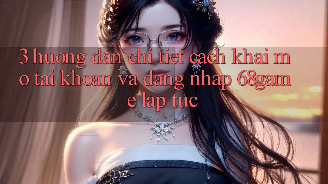 3. Hướng Dẫn Chi Tiết Cách Khai mở tài khoản Và Đăng Nhập 68game Lập tức 3. Hướng Dẫn Chi Tiết Cách Khai mở tài khoản Và Đăng Nhập 68game Lập tức