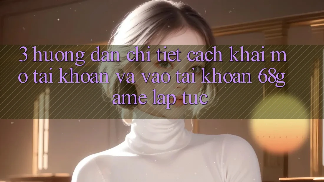 3. Hướng Dẫn Chi Tiết Cách Khai mở tài khoản Và Vào tài khoản 68game Lập tức