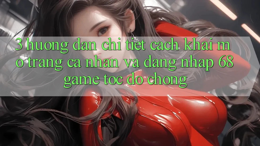 3. Hướng Dẫn Chi Tiết Cách Khai mở trang cá nhân Và Đăng Nhập 68game Tốc độ Chóng