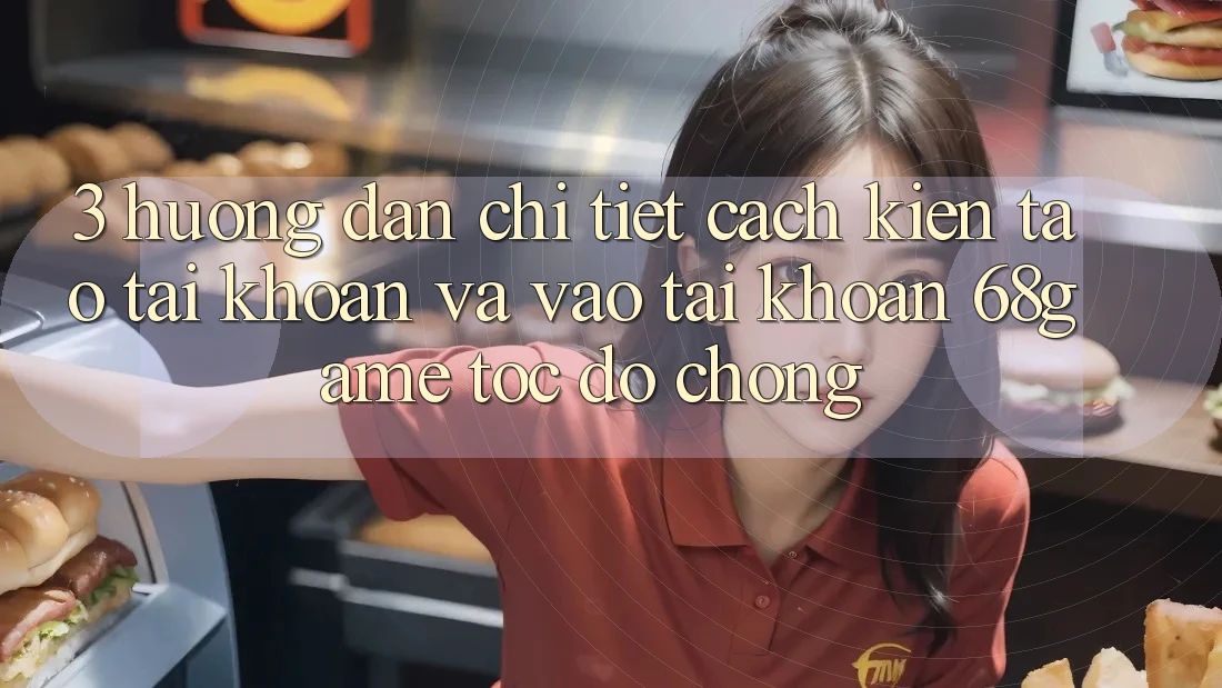3. Hướng Dẫn Chi Tiết Cách Kiến tạo tài khoản Và Vào tài khoản 68game Tốc độ Chóng