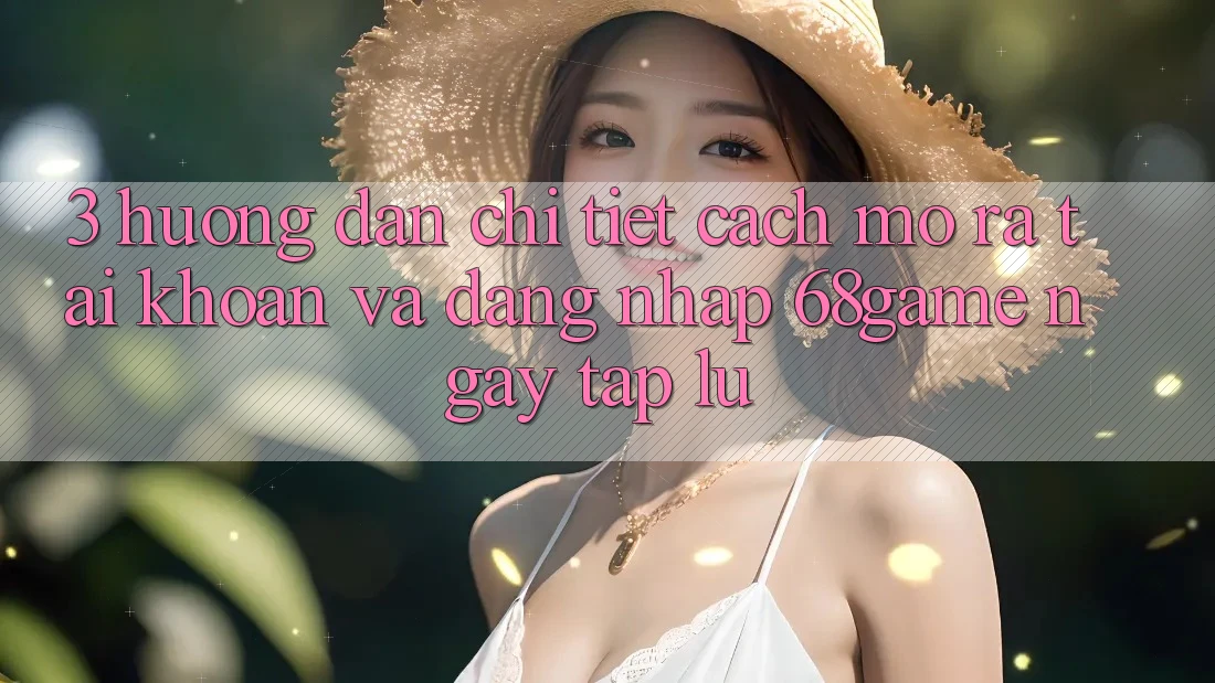 3. Hướng Dẫn Chi Tiết Cách Mở ra tài khoản Và Đăng Nhập 68game Ngay tắp lự