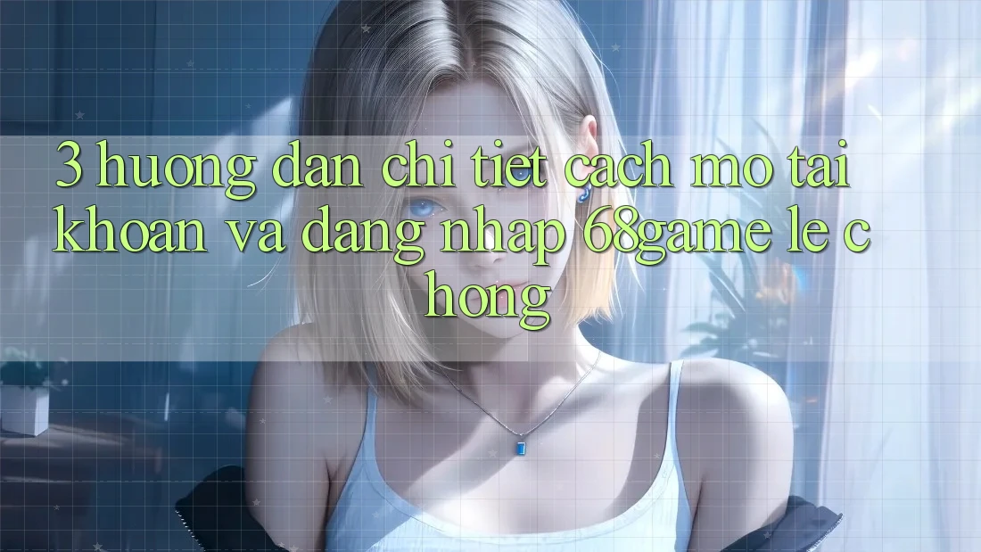 3. Hướng Dẫn Chi Tiết Cách Mở tài khoản Và Đăng Nhập 68game Lẹ Chóng 3. Hướng Dẫn Chi Tiết Cách Mở tài khoản Và Đăng Nhập 68game Lẹ Chóng