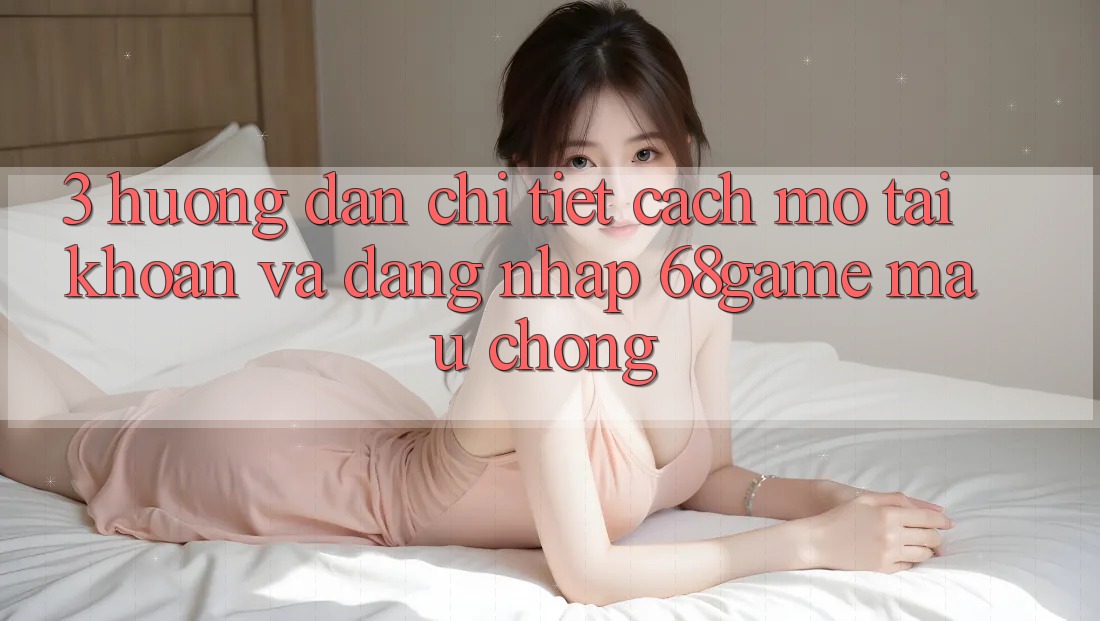 3. Hướng Dẫn Chi Tiết Cách Mở tài khoản Và Đăng Nhập 68game Mau Chóng