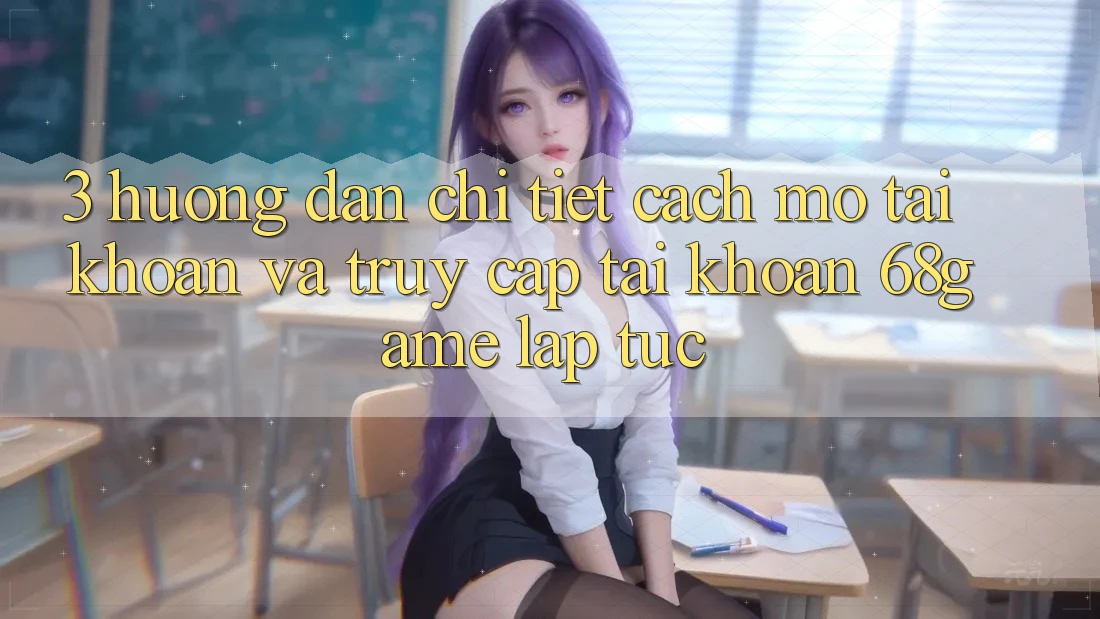 3. Hướng Dẫn Chi Tiết Cách Mở tài khoản Và Truy cập tài khoản 68game Lập tức