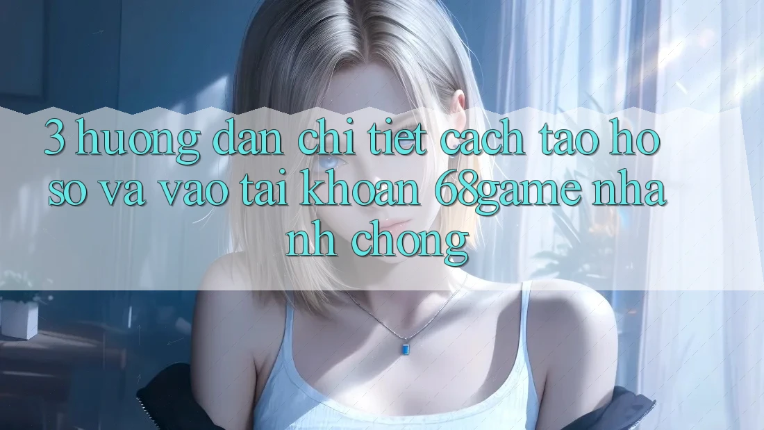 3. Hướng dẫn Chi Tiết Cách Tạo hồ sơ Và Vào tài khoản 68game Nhanh chóng 3. Hướng dẫn Chi Tiết Cách Tạo hồ sơ Và Vào tài khoản 68game Nhanh chóng
