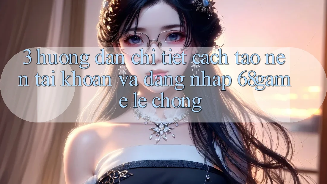 3. Hướng Dẫn Chi Tiết Cách Tạo nên tài khoản Và Đăng Nhập 68game Lẹ Chóng 3. Hướng Dẫn Chi Tiết Cách Tạo nên tài khoản Và Đăng Nhập 68game Lẹ Chóng
