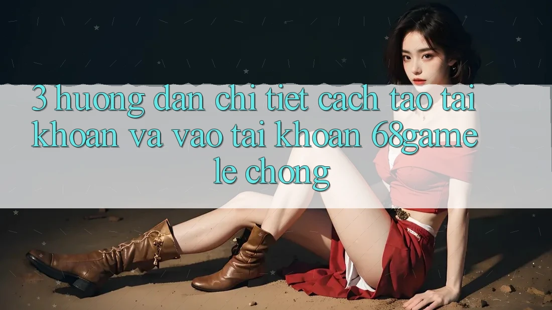 3. Hướng dẫn Chi Tiết Cách Tạo tài khoản Và Vào tài khoản 68game Lẹ Chóng