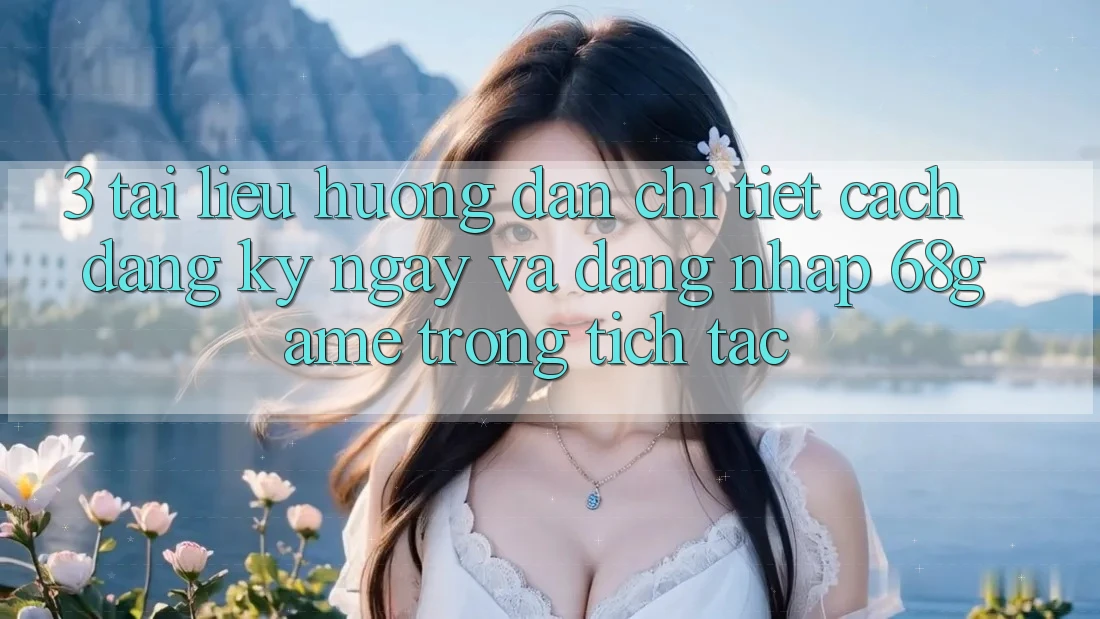 3. Tài liệu hướng dẫn Chi Tiết Cách Đăng ký ngay Và Đăng Nhập 68game Trong tích tắc 3. Tài liệu hướng dẫn Chi Tiết Cách Đăng ký ngay Và Đăng Nhập 68game Trong tích tắc