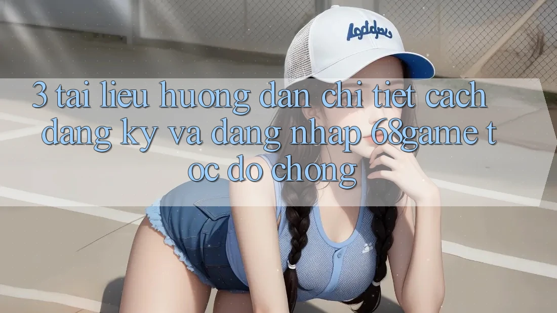 3. Tài liệu hướng dẫn Chi Tiết Cách Đăng Ký Và Đăng Nhập 68game Tốc độ Chóng