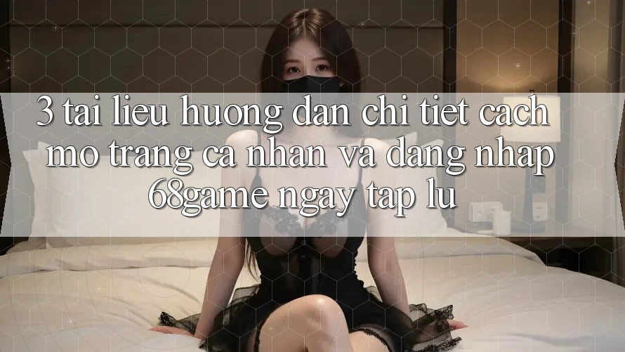 3. Tài liệu hướng dẫn Chi Tiết Cách Mở trang cá nhân Và Đăng Nhập 68game Ngay tắp lự
