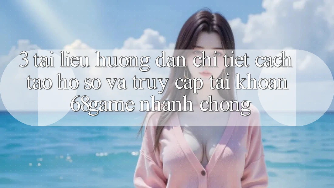 3. Tài liệu hướng dẫn Chi Tiết Cách Tạo hồ sơ Và Truy cập tài khoản 68game Nhanh Chóng
