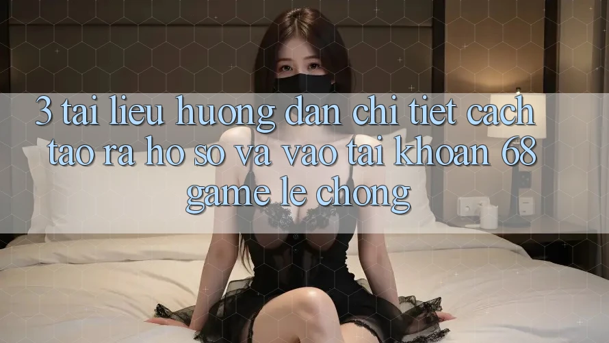 3. Tài liệu hướng dẫn Chi Tiết Cách Tạo ra hồ sơ Và Vào tài khoản 68game Lẹ Chóng